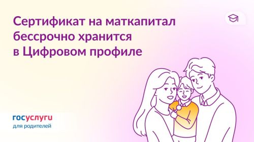 Госуслуги напоминают: ваш материнский капитал всегда в вашем смартфоне