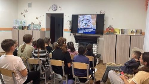 Детский приют «Камские зори» провел экологический урок о снежном барсе и геральдике Татарстана