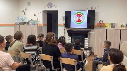 Детский приют «Камские зори» провел экологический урок о снежном барсе и геральдике Татарстана
