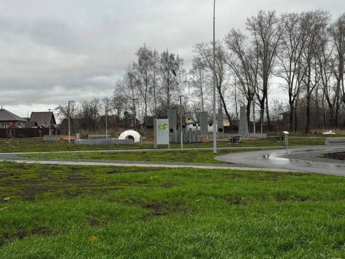 В Менделеевске завершили первый этап благоустройства парка «Камашево»