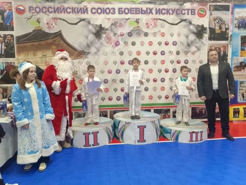 Менделеевские кобудисты взяли серебро на республиканском турнире «На приз Деда Мороза»