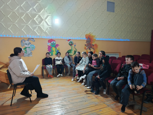 В Бизякинском СДК проведена патриотическая беседа с детьми «Медаль защитника»
