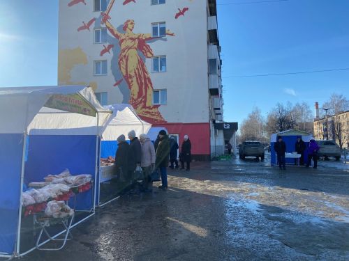 В Менделеевске состоялась первая весенняя ярмарка