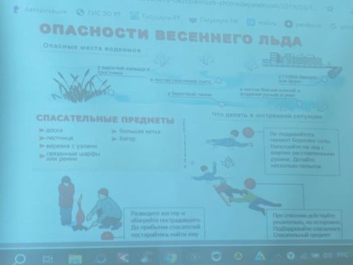 Безопасность на льду: в гимназии №1 Менделеевска прошел важный урок
