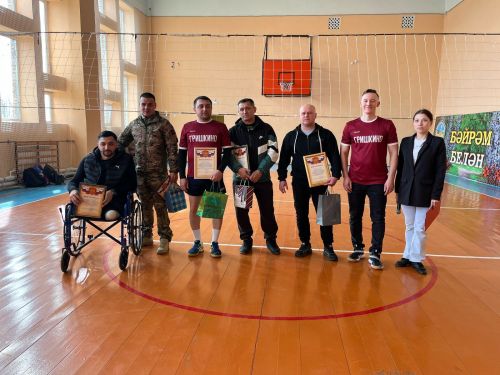 В селе Старое Гришкино состоялись соревнования по волейболу