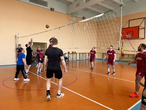 В селе Старое Гришкино состоялись соревнования по волейболу