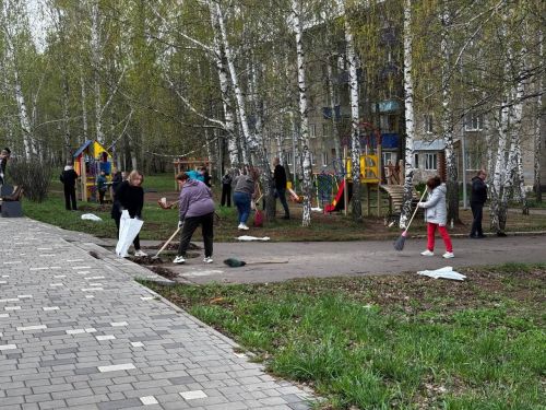 Менделеевск принял участие в Общероссийском субботнике