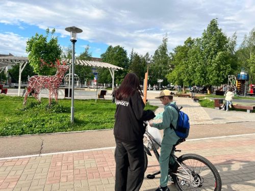 В Менделеевске прошла акция «На велосипеде и СИМ — только по правилам»