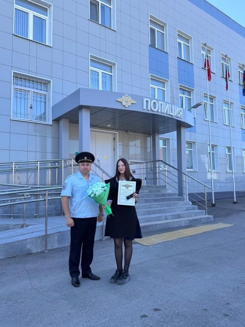 В отделе МВД Менделеевского района состоялось торжественное построение