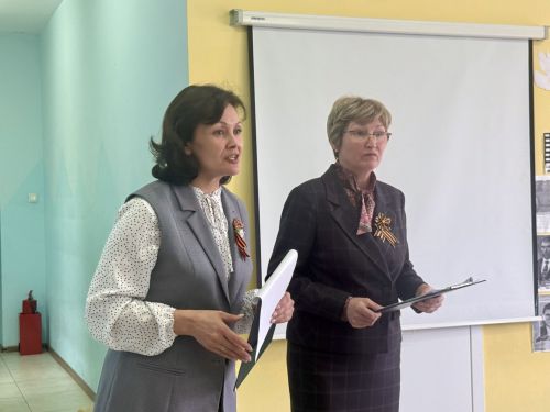В гимназии №1 Менделеевска провели мероприятия, посвящённые 80-летию Победы