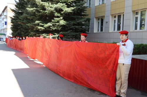 В школе №1 Менделеевска состоялся традиционный марш Памяти