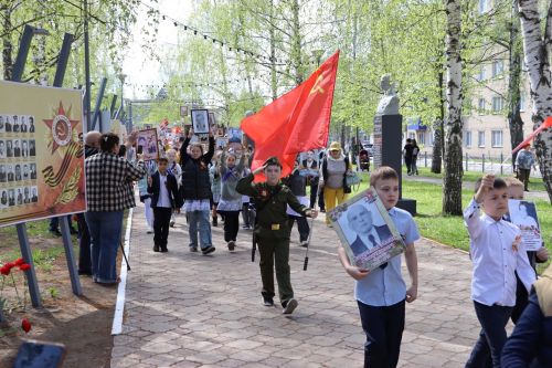 В школе №1 Менделеевска состоялся традиционный марш Памяти