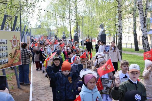 В школе №1 Менделеевска состоялся традиционный марш Памяти