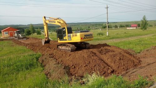 В селе Ижёвка началось строительство дороги