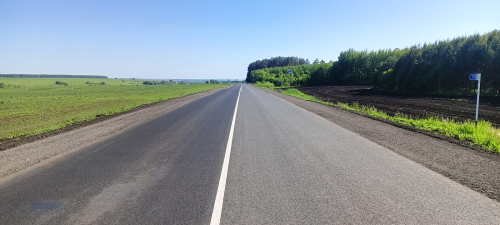В Татарстане завершён ремонт участка дороги Муслюмкино — Билярск