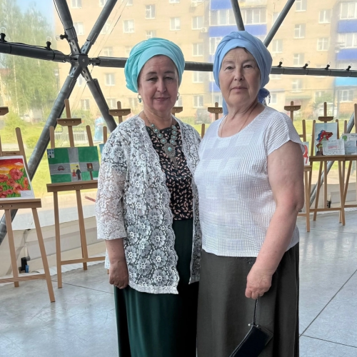 На Курбан-байрам в Менделеевске организовали мастер-класс по завязыванию платка