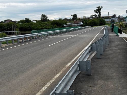 В Менделеевском районе сдан в эксплуатацию новый мост