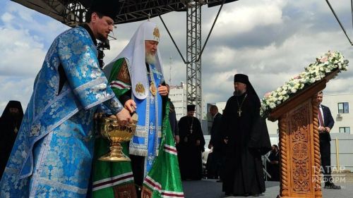 Патриарх Кирилл и Рустам Минниханов посетили Набережные Челны: в городе появится новый храм