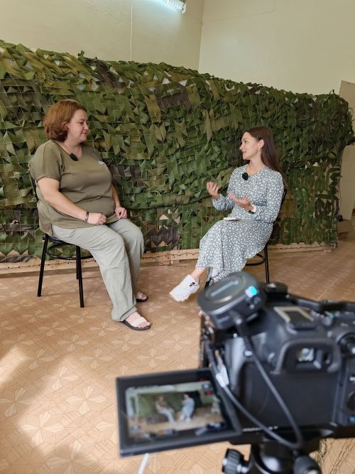 Марина Глебова: «Первую маскировочную сеть» сшили из подручных средств