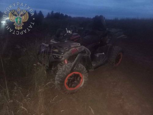 ДТП в Тукаевском районе: пара разбилась на квадроцикле в садовом товариществе