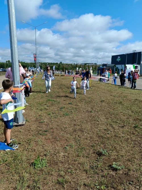 В день «Гонки Героев» в Менделеевске прошёл детский забег