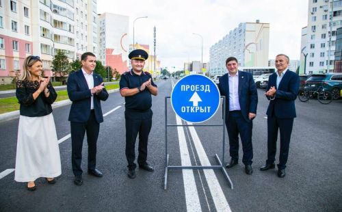 В Нижнекамске завершился капитальный ремонт дороги на улице Студенческой