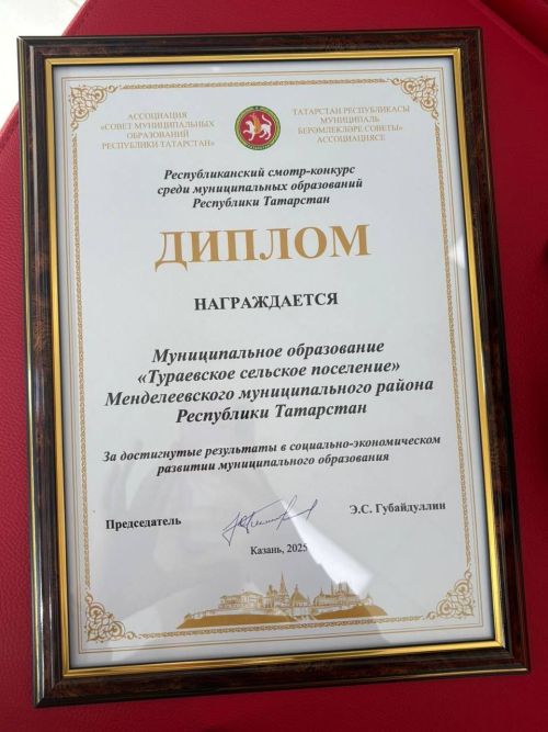 Тураевское сельское поселение – среди победителей республиканского конкурса ко Дню Республики