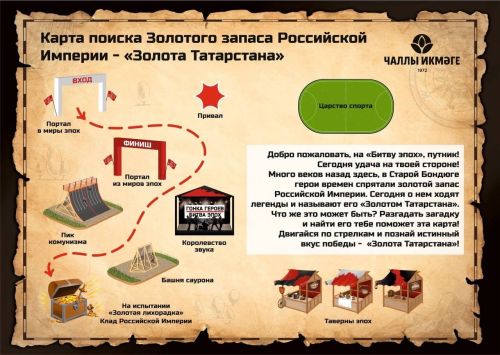 «Лето в Татарстане»: на «Гонке Героев» в Менделеевске пройдут поиски клада «Золото Татарстана»