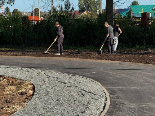 Благоустройство парка «Камашево» завершат к концу сентября