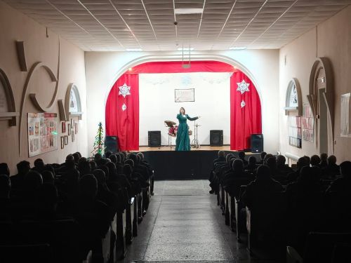 Артисты Менделеевского Дворца культуры дали концерт в исправительной колонии №10