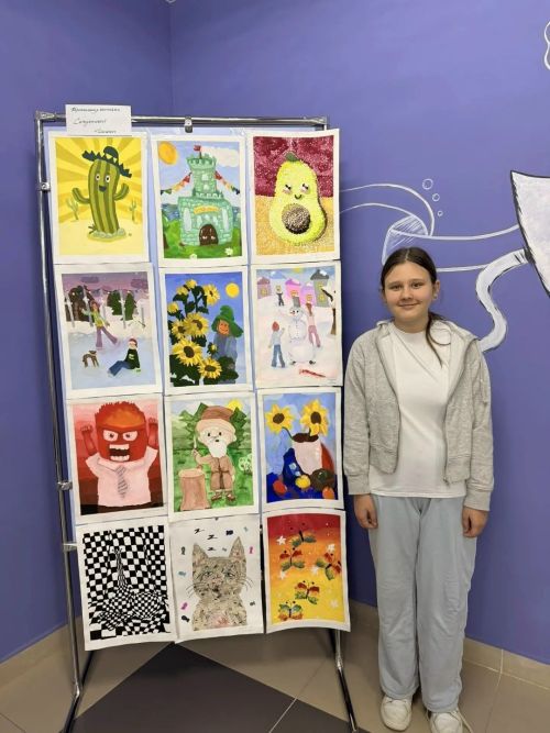 Персональная выставка юной художницы открылась в филиале ДШИ «Этюд»