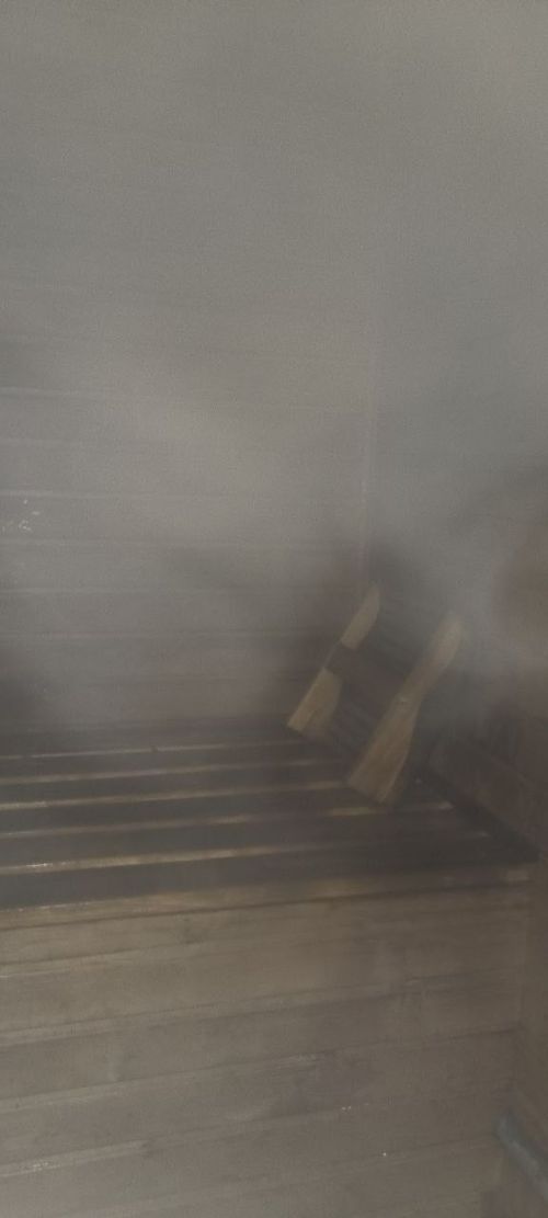 Два пожара в банях за праздники: менделеевские огнеборцы оперативно сработали