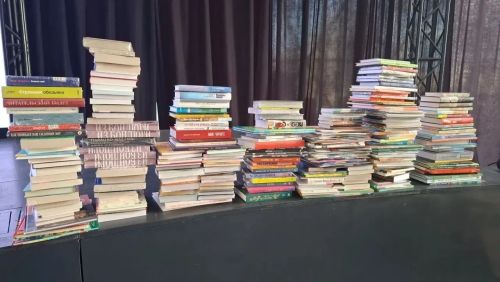 На книжном фестивале «Мы и Менделеевск» городской библиотеке подарили 350 новых книг