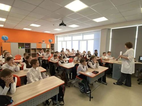 В школах Менделеевска прошли уроки здоровья по профилактике гриппа