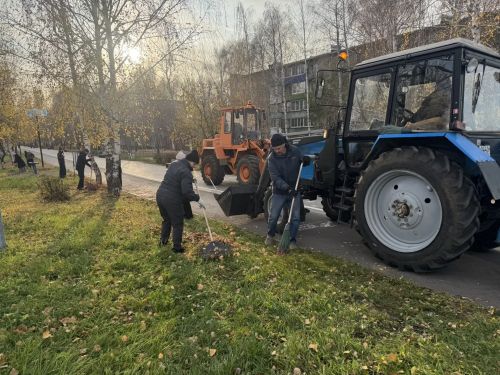 23 октября на спортивной аллее прошли «Осенние чистые игры»