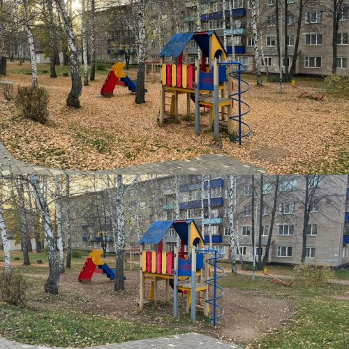 23 октября на спортивной аллее прошли «Осенние чистые игры»