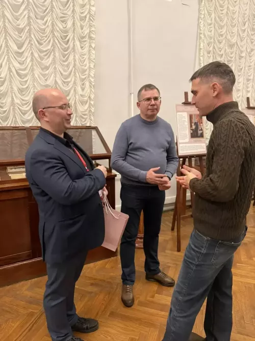 Глава Менделеевска посетил музей-квартиру великого химика в Санкт-Петербурге