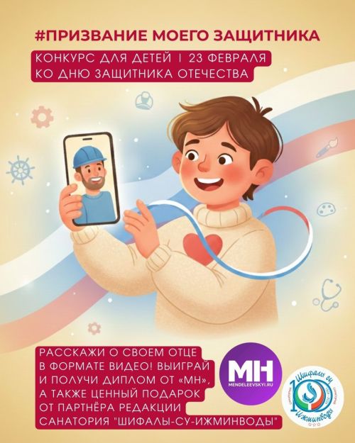 «Призвание моего защитника»: в Менделеевске стартует детский видеоконкурс к Дню защитника Отечества