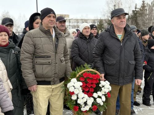 В Менделеевске состоялось памятное мероприятие, посвященное воинам-интернационалистам.