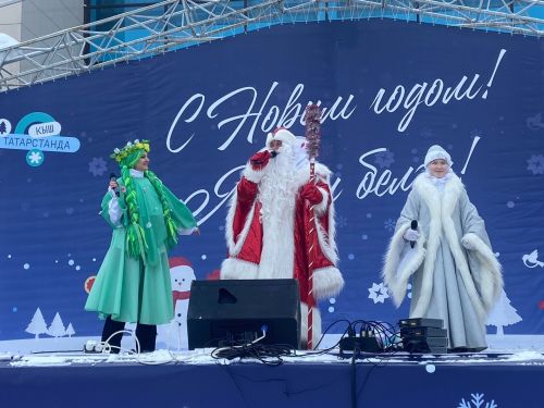 В Менделеевске отпраздновали Масленицу