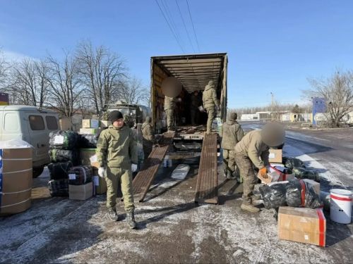 Гуманитарный груз, отправленный из Менделеевска, доставлен до места назначения
