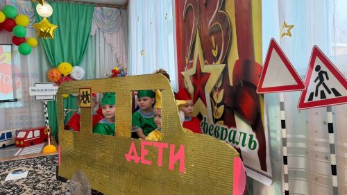 В Бизякинском детском саду Менделеевского района дошкольники изучали ПДД в игровом формате