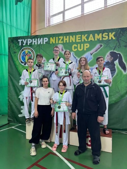 Менделеевские тхэквондисты завоевали медали на турнире в Нижнекамске