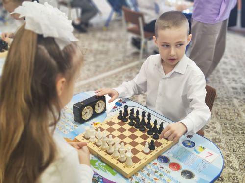 В Менделеевске определили сильнейших шахматистов среди дошкольников