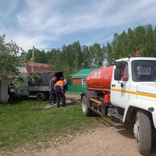 Порыв воды на улице Лесной в Ижевском поселении устранили оперативно