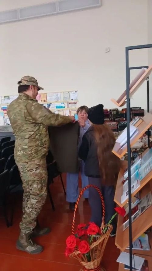 Ждём тебя, береги себя: в Сетякове побывал боец СВО