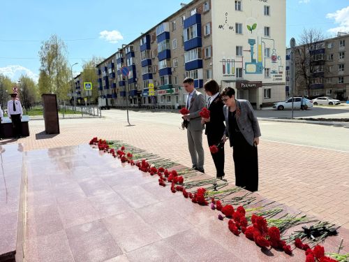 Альфия Когогина и Роберт Искандаров приняли участие в уроке мужества