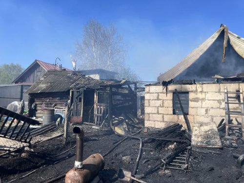 В деревне Камаево Менделеевского района произошёл пожар в частном доме
