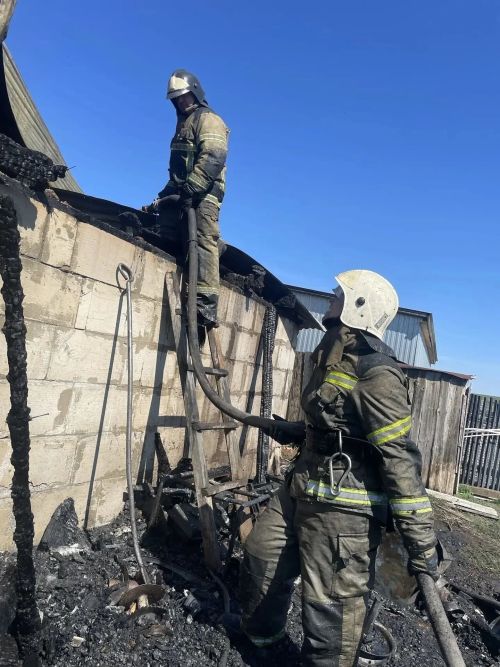 В деревне Камаево Менделеевского района произошёл пожар в частном доме