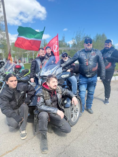 В Менделеевск на День Победы приехали «Ночные волки»